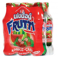 6 PACK MINERAL SPARKLING WATER STRAWBERRY-WATERMELON 6X200ML ULUDAG(TURKISH)